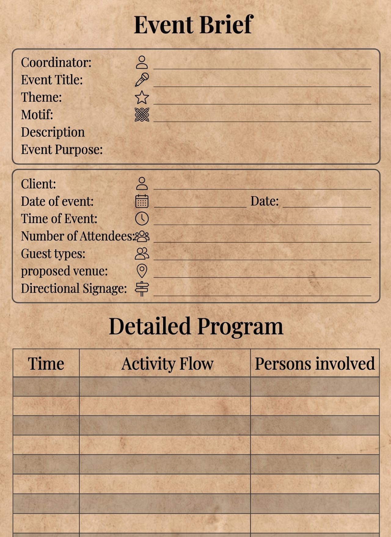Brief development